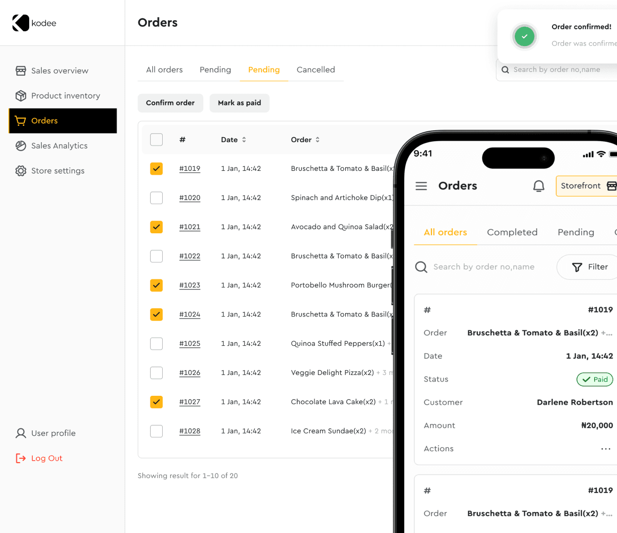 Kodee app preview